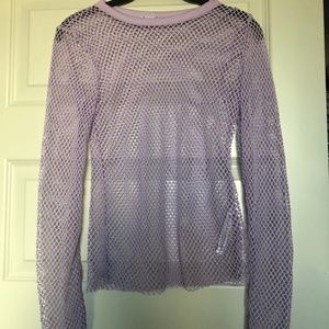Purple Mesh long sleeve